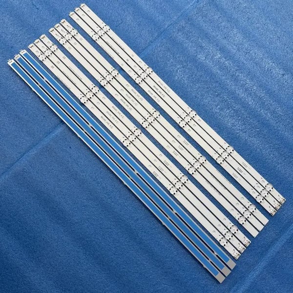 LED Baggrundsbelysningsstrimmel, Aluminiumsmateriale, 1330 mm længde, kompatibilitet med 65" TV-modeller, LED-pærer, dæmpbar funktion