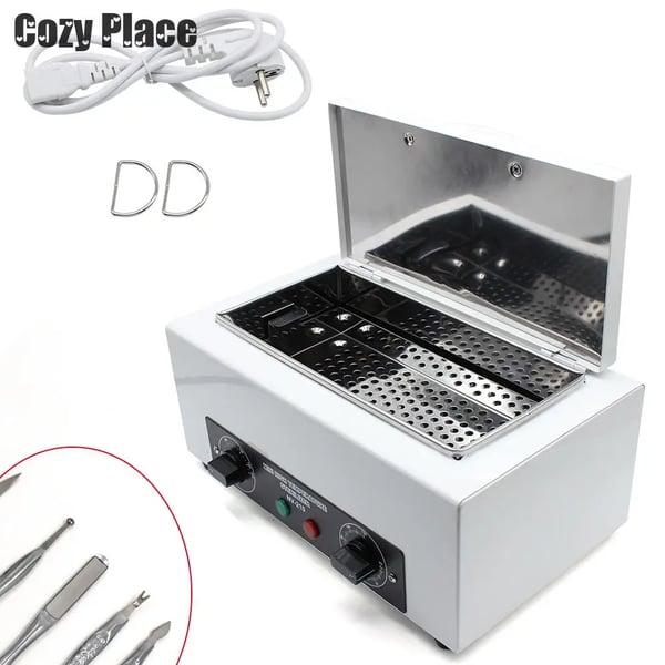 Hetluftsterilisator, 300W Effekt, 2L Kapacitet, 50-220℃ Temperaturintervall, 0-120 Minuter Timer, Kompakt Design