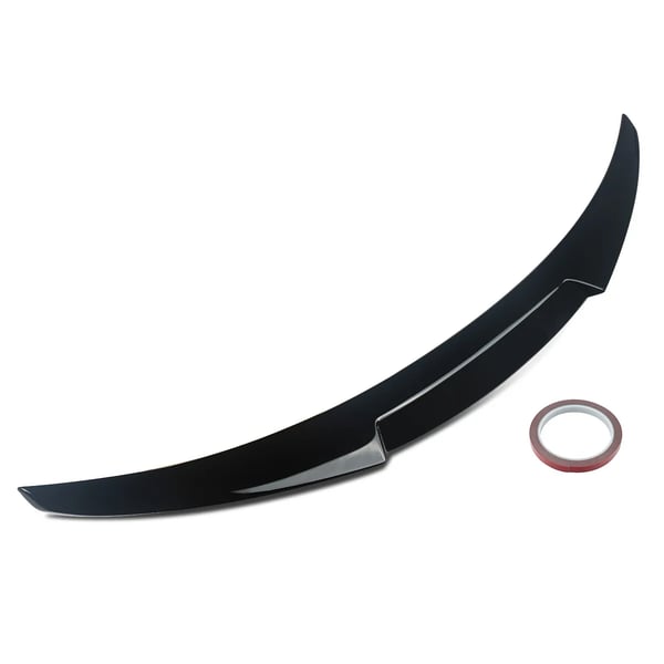 Bagspoiler, Holdbart ABS-plast, Passer til luksus 4-serie cabriolet,glans sort