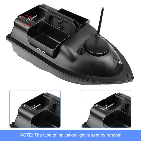 GPS Fiskebåt, 12000mAh Batteri, Automatisk Ankomstfunktion,V18GPS 12000mah EU
