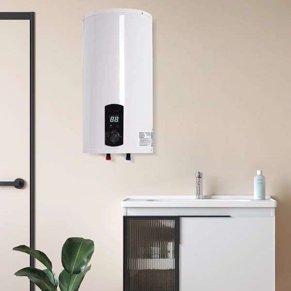 Øjeblikkelig elektrisk vandvarmer, 50L kapacitet, 2000W effekt,80L