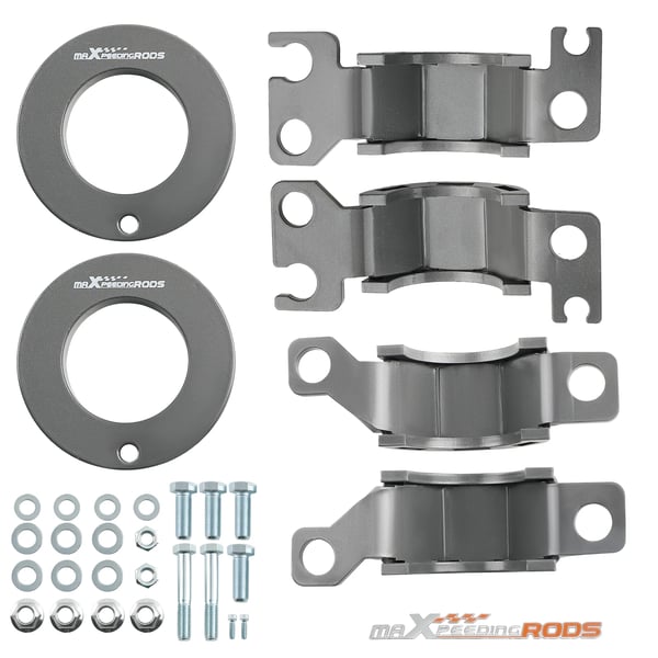 Level Lift Kit, Front 2 tommer, Bag 2 tommer, Til Jeep Cherokee KL, Vægt 3150 g, Dimensioner 17,0 cm x 17,0 cm