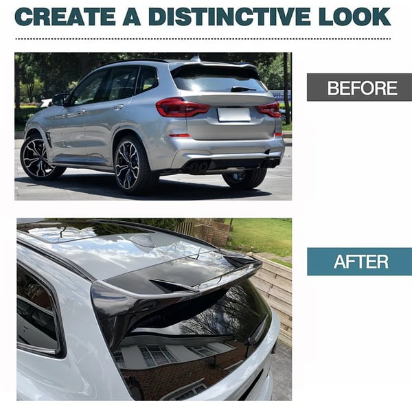 Bagspoiler Lip, Passer til Luksus SUV G01 2018-2023, M-Performance Stil,kulstoflook