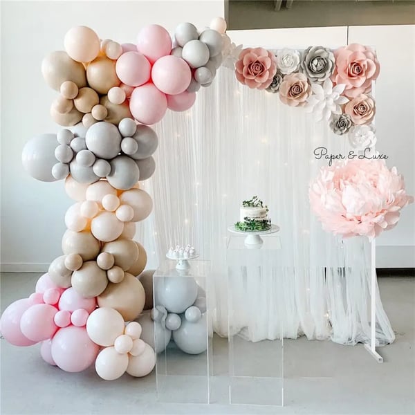 Backdrop Stativ, Genanvendeligt Design, Nem Samling,HVID, 3x3m