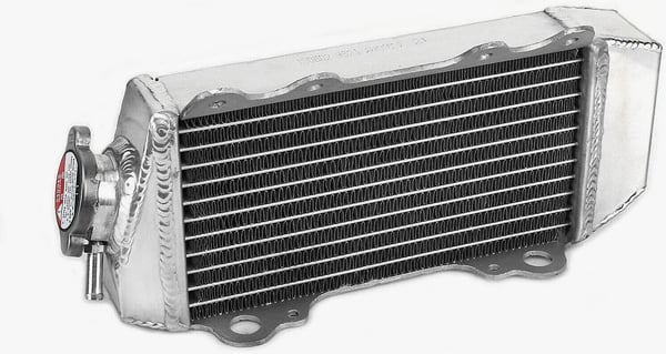 Radiator, Kerne Størrelse: 8.58"x4.64"x1.5", Samlet Størrelse: 12.83"x5.15"x3.97", Materiale: Aluminium, Kompatibilitet: Yamaha YZ85 (2002-2021)