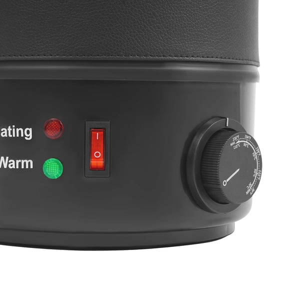 Elektrisk voks smelter, 10L kapacitet, justerbar temperatur 30°C - 110°C, rustfrit stål materiale, indbygget vandhane, ergonomiske håndtag