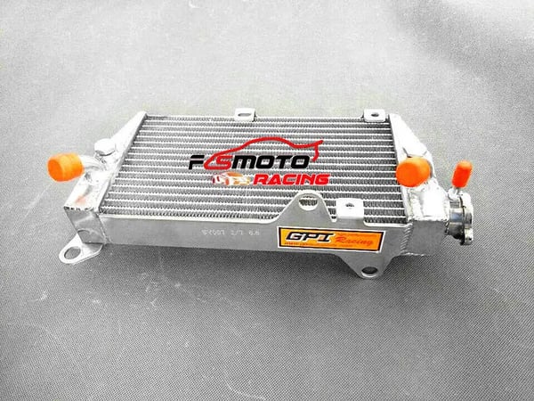 Radiator, Aluminium, Kompatibel med Kawasaki KLR650, Direkte pasform til 2001 modeller, Forbedret varmeafledning, Letvægtsdesign