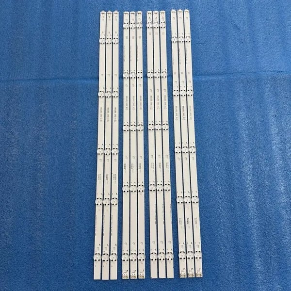 LED Baggrundsbelysningsstrimmel, Aluminiumsmateriale, 1330 mm længde, kompatibilitet med 65" TV-modeller, LED-pærer, dæmpbar funktion