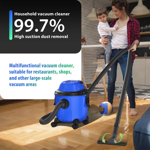 5000W Imuri, 3-in-1 Märkä- ja Kuivatoiminto, 15L Kapasiteetti, Tehokas Imu