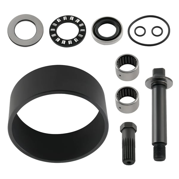 Jetpumpe Rebuild Kit, Komplet med Lejer og Tætningsringe, Højkvalitets Stål,sort