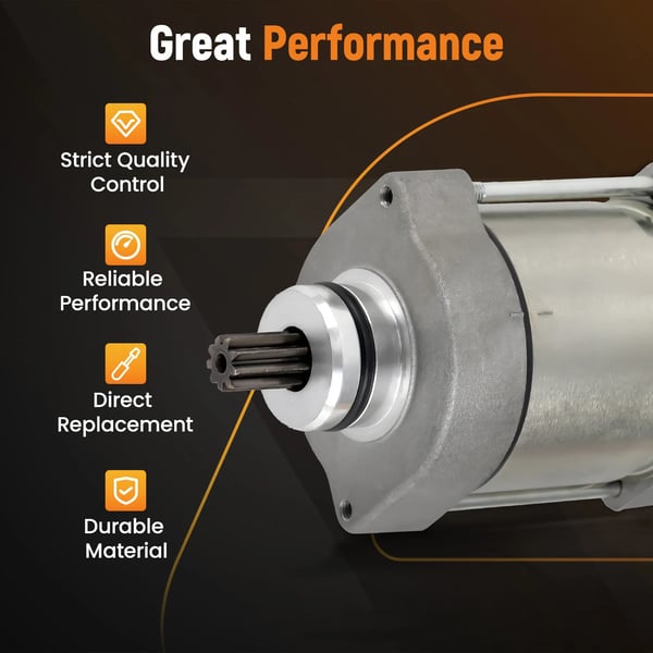 Startmotor, 12V, Direkt ersättning