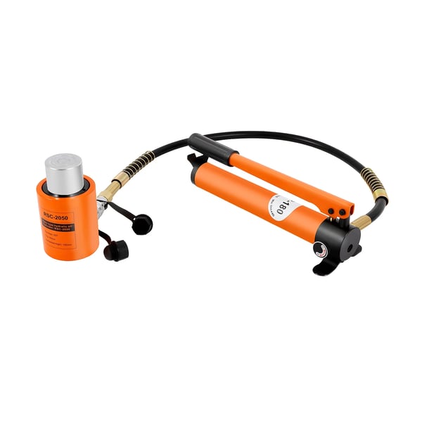 Hydraulisk Donkraft, 20T Kapacitet, Ergonomisk Håndtag,Appelsin