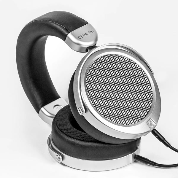 HIFIMAN Deva-Pro hovedtelefoner, ortodynamiske drivere, åbent design,Sølv