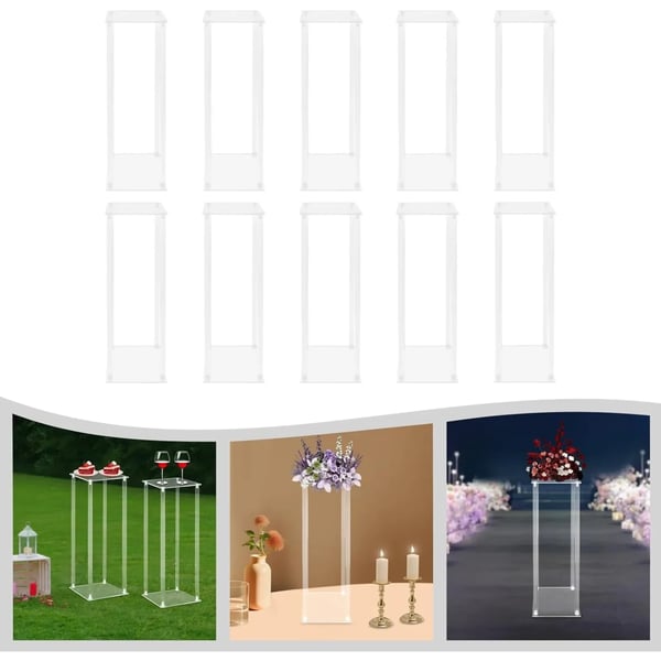 Blomsterstand, Elegant Design, Holdbar Akryl Konstruktion,HVID
