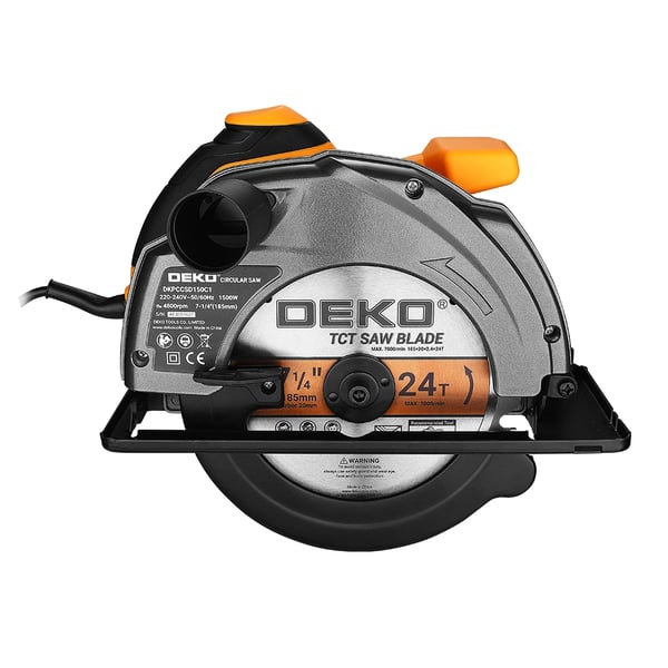 Cirkelsav, 1500W effekt, 4800 omdr./min hastighed, 185mm klinge diameter,DKPCCSD150C1