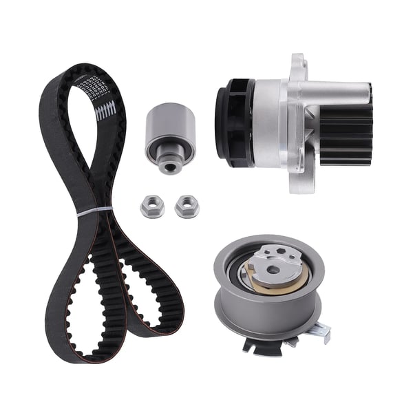 Tandrem og vandpumpe kit, Højkvalitets syntetisk gummi, Standard længde, Kompatibel med flere modeller, Designet til optimal motorydelse