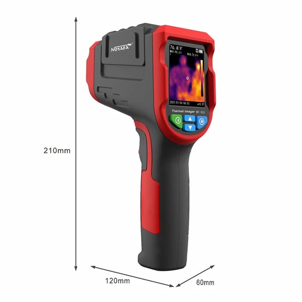 Termisk kamera, 340x240 opløsning, genopladeligt batteri,NF-521
