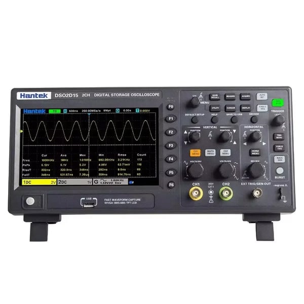 Oscilloskop, 150MHz Båndbredde, 1GSa/s Sampling Rate,DSO2D15