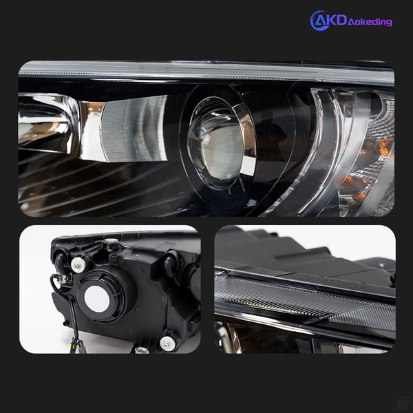 Skoda Octavia -ajovalosarja, LED-materiaali, 12V jännite,Ajovalot LED