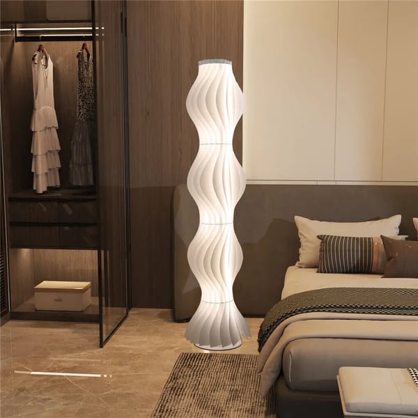 LED Gulvlampe, Justerbar Farvetemperatur, Dæmpbar,HVID, 35x170cm