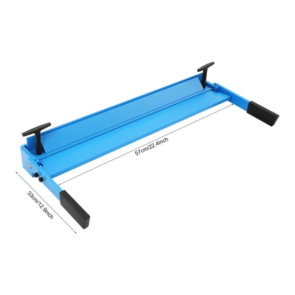 Manuel Bøjemaskine, Q235 Kulstofstål, 0-120° Bøjevinkel,EU-stik, blå