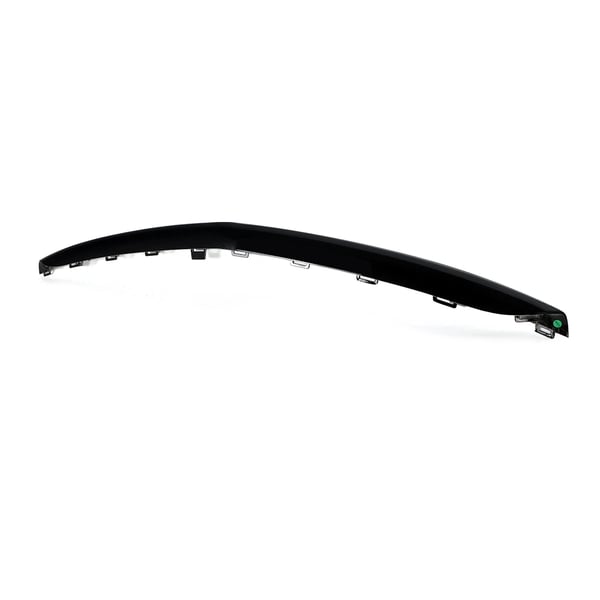 Front Bumper Trim, Holdbart ABS Plast, Nem Clip-On Installation,Glans Sort