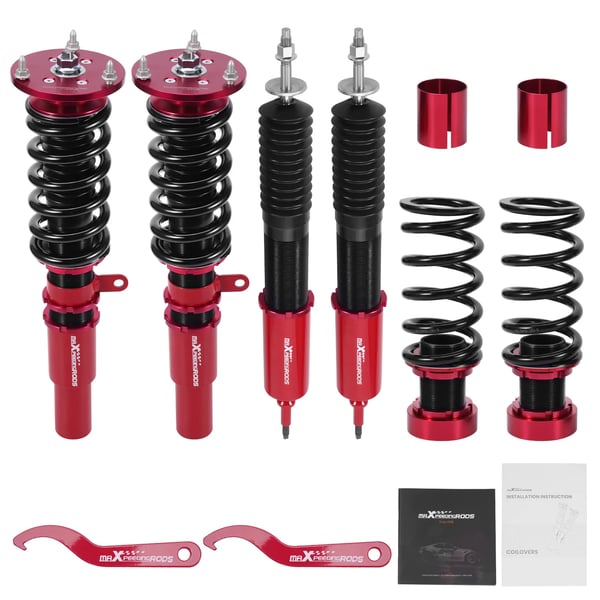 Coilover affjedringskit, stål konstruktion, 54 cm længde, 64 cm bredde, 45 cm højde, justerbar højde