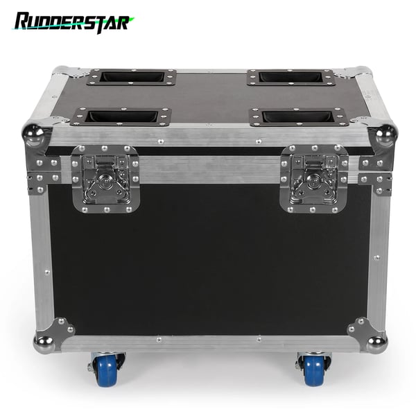 Flight Case, Højkvalitets Læder, 57,5 cm x 40 cm x 50,5 cm, Understøtter 4 Stykker Lys, CE Certificeret, Holdbar Beskyttelse
