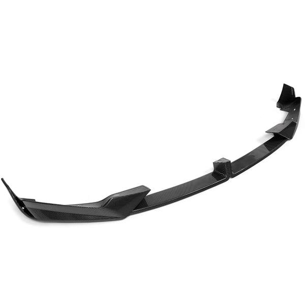 Front Bumper Lip Splitter, Carbon Komposit, Skræddersyet Pasform,Kulfiberlook