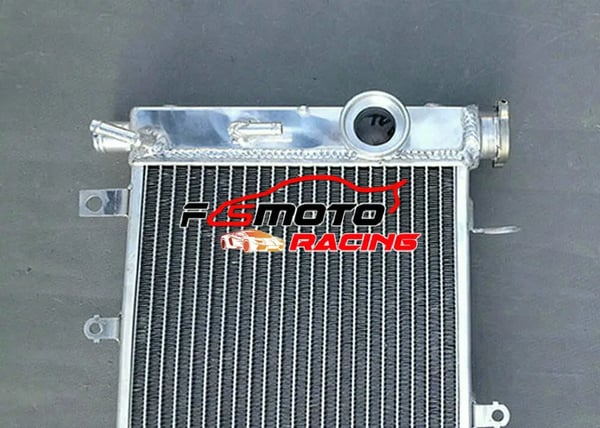 Aluminiumradiator med blæser, robust design, øget kølekapacitet, TIG-svejset konstruktion