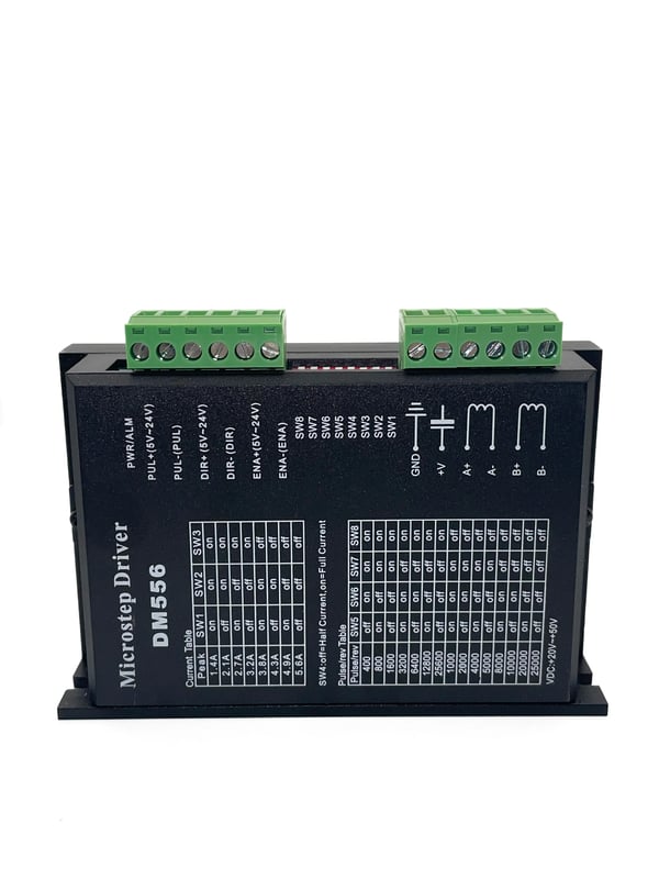 Digital Microstep Motor Driver, 20~50V Strømforsyning, 1.4-5.6A Udgange Strøm, 0-200KHZ Trin Puls Frekvens, 500MΩ Isolationsmodstand, 255g Vægt