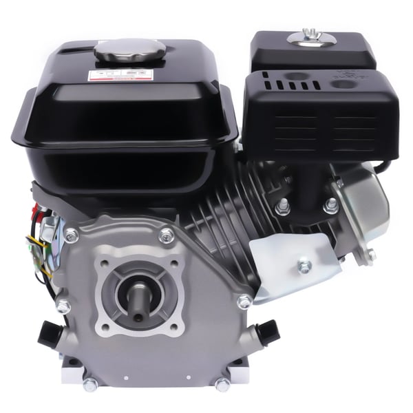 Benzinmotor, 5,1 kW effekt, 215 ml slagvolumen, 4-takts OHV, 3,6 L brændstoftankkapacitet, rekylstartmode