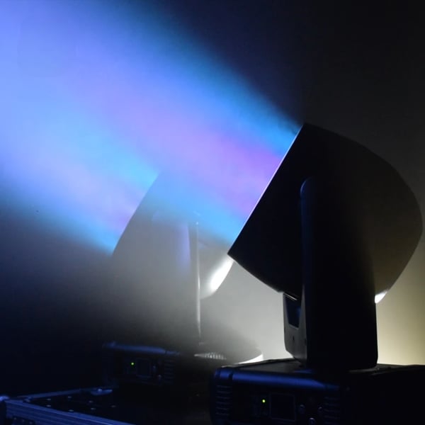 Scene Lys, 19X15W RGBW 4i1 LED, 540° Pan, 180° Tilt,Sort, EU stik