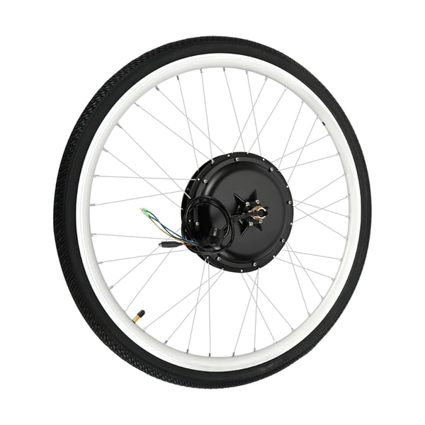 Elcykel Ombygningskit, 1000W Børsteløs Motor, LCD Skærm,sort