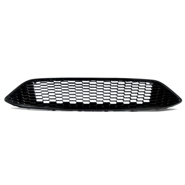 Front Bumper Gitter, Direkte Erstatning, Holdbart ABS Plastik, Kompatibel Til Ford, Glansfuld Sort
