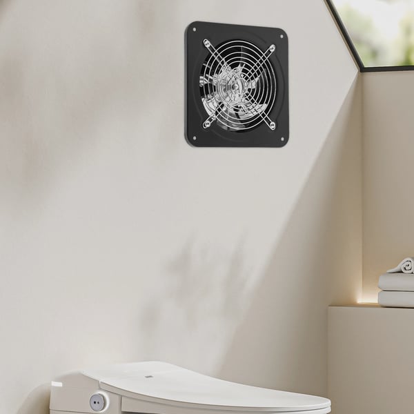 Exhaust Fan, Väggmonterad, Effektiv Luftcirkulation,svart