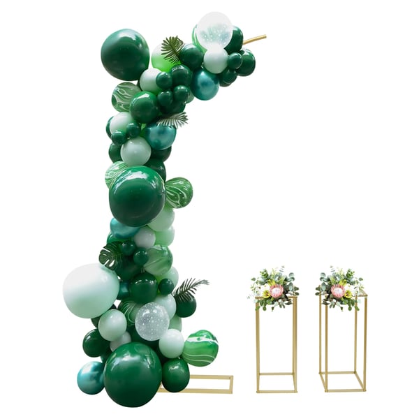 Blomsterstand, Ballonbue Ramme, Dekorative Midtpunkter,M, Guld
