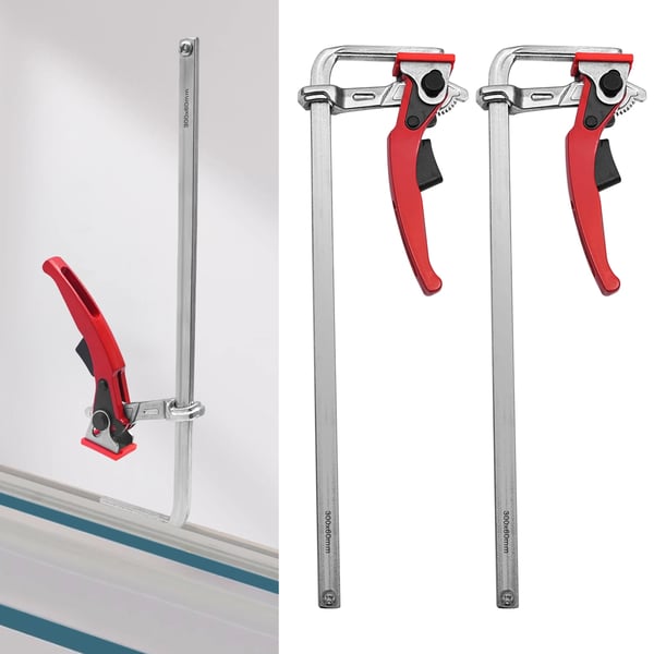 Hurtigfrigivelseskrueklemmer, Materiale: 40Cr Stål, Klemkraft: 180kg, Klemdybde: 6cm, Klemområde: ≤30cm, Pakke Størrelse: 37*16.5*5cm