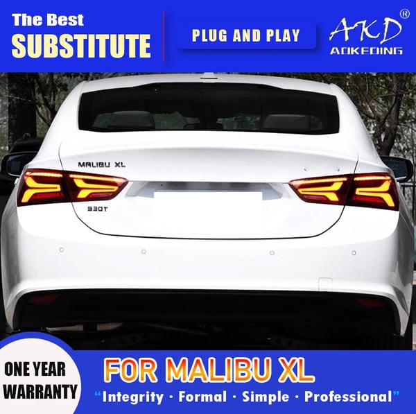 AKD Baglygte, LED Samling, Passer til Chevrolet Malibu XL,RØD
