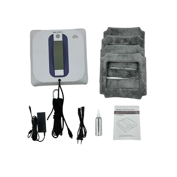 Robotvinduesrenser, flere rengøringsindstillinger, fjernbetjening,HVID, EU, 2.4G