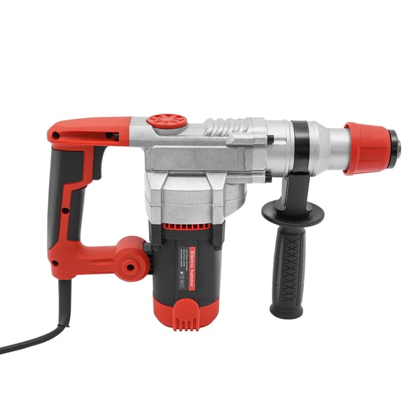 Rotary Hammer Boremaskine, Ledningsført Elektrisk, 3-i-1 Funktionalitet,Rød