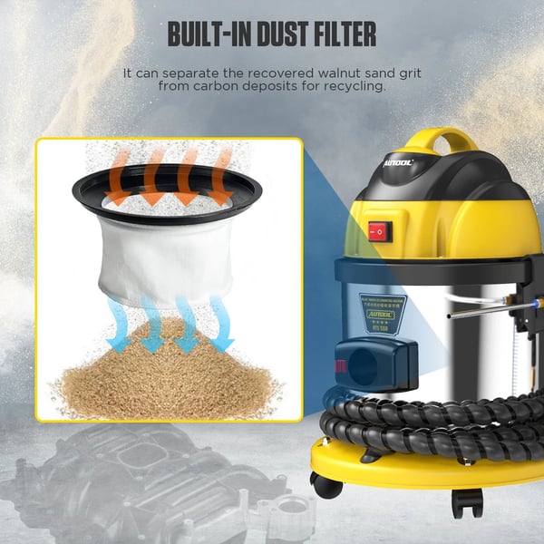 Kulstofaflejringsrenser, Valnøddepulvermateriale, 220V/110V Kapacitet, Kompatibel med Forskellige Bilmotorer, Dybderengøringsydelse