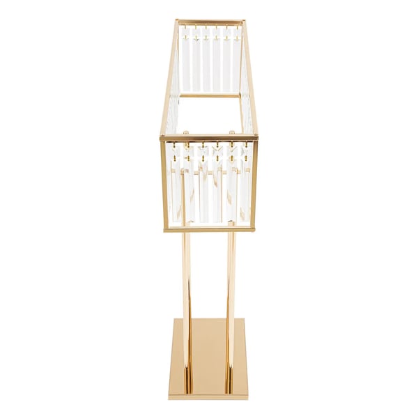 Blomsterställning, Elegant Bröllopscenterpiece, Mångsidig Dekoration,Guld