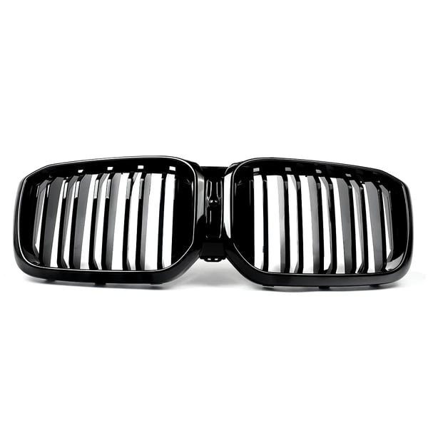 Frontbumpergrill, Holdbart ABS-materiale, Dobbeltlamel-design,som vist