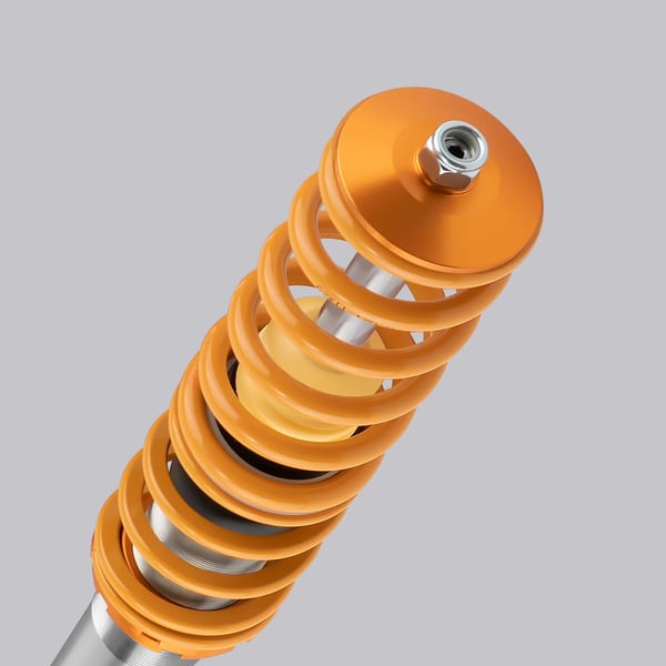 Coilover Affjedring Dæmper, Justerbar Køre Højde, Højtydende Aluminium, 52 mm Længde, 20 mm Bredde, Kompatibel med Luksus Sedan 5 Serie E39