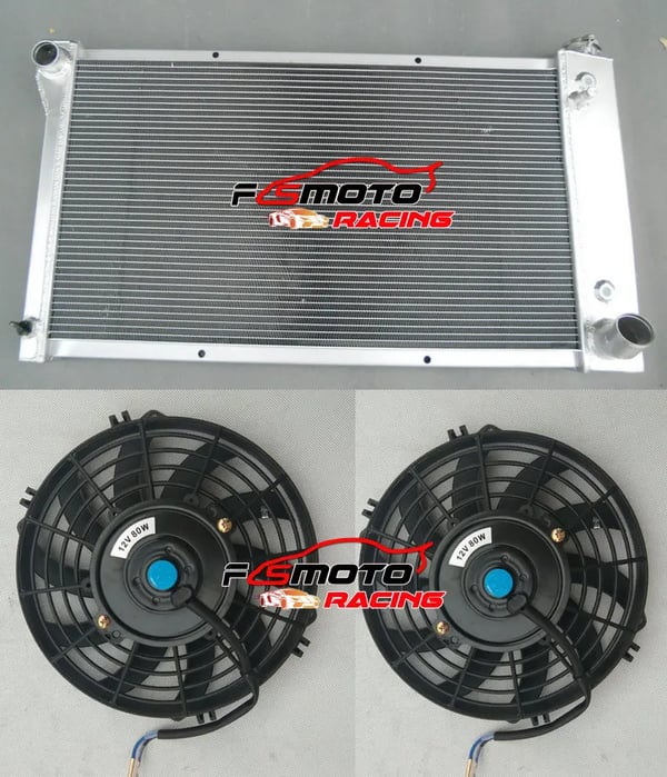 Radiator, legeringsaluminium, frontplacering, kompatibel med Chevy C/K/S/T-serien, modeller 1967-1972, understøtter V8- og I6-motorer