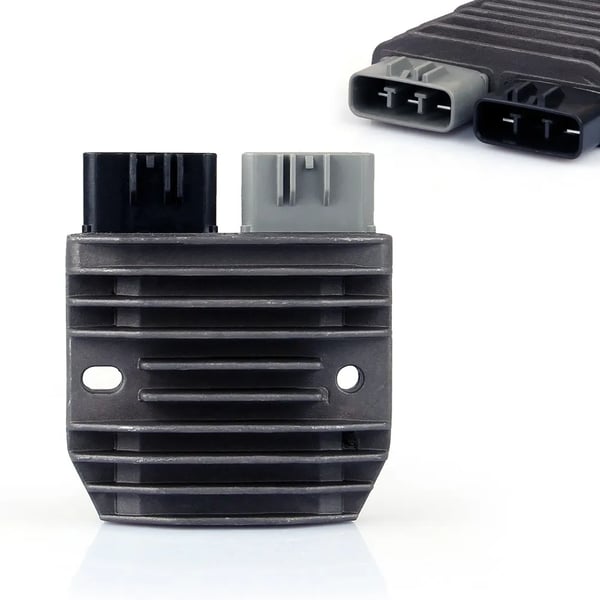 Spændingsregulator Rette, Højkvalitets Komponenter, 101mm Længde, 90mm Bredde, 5 Stifter, 2 Stik