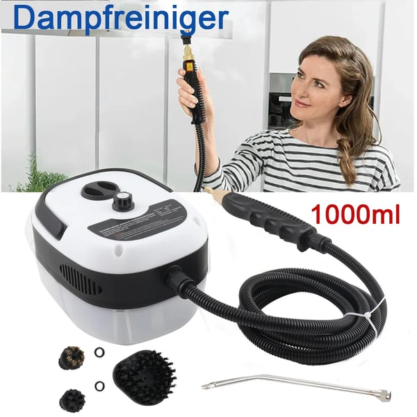 Damprenser, 2500 W, 229°F / 105°C Maksimal Temperatur, 2.2 m Dampledning, 1.5 m Elektrisk Kabel Længde, Højt Tryk