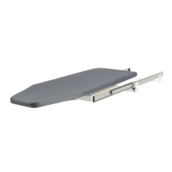 Fällbart Strykbord, Utdragbar Design, Hållbar Konstruktion,grå
