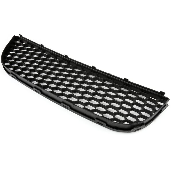 Front Center Nedre Bumper Gitter, ABS Plast, Sort Farve, Til Kompakt Bil Model 9N3 GTI (2005-2009), Helt Ny, Honningkage Stil